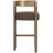 Marcelo Eglinton Espresso Upholstered Bar Stool