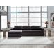 ModMax II Black Leather Sofa Sectional