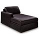ModMax II Black Leather 3 Piece Sectional Sofa Chaise
