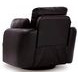 ModMax II Black Leather Swivel Glider Recliner