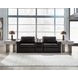 ModMax II Black Leather Sofa Sectional