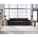 ModMax II Black Leather Sofa Sectional