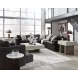 ModMax II Black Leather 5 Piece Sectional