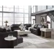 ModMax II Black Leather 5 Piece Sectional