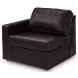 ModMax II Black Leather 3 Piece Modular 108" Sofa