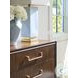 Rendezvous Walnut Double Fenwick Dresser and Mirror