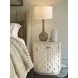 Rendezvous Limestone Oval Albion Nightstand