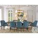 Rendezvous Walnut Double Pedestal Extendable Portman Dining Table