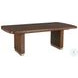 Rendezvous Walnut Double Pedestal Extendable Portman Dining Room Set