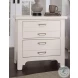 Bungalow Lattice 2 Drawer Nightstand