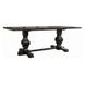 Morland Vintage Black 88" Rectangular Dining Table
