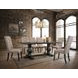 Morland Vintage Black 88" Rectangular Dining Table