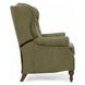 Kendall Oasis Olive Leather Push Thru The Arms Recliner with Nailhead Trim