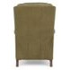 Kendall Oasis Olive Leather Push Thru The Arms Recliner with Nailhead Trim