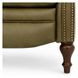 Kendall Oasis Olive Leather Push Thru The Arms Recliner with Nailhead Trim