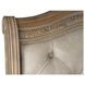 Marisol Fawn and Cream Queen Leather Upholstered Sleigh Bed