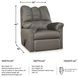 Darcy Cobblestone Rocker Recliner