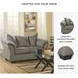 Darcy Cobblestone 64" Loveseat