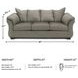 Darcy Gray Cobblestone Sofa