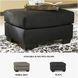 Darcy Black Ottoman