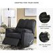 Darcy Black Rocker Recliner