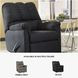 Darcy Black Rocker Recliner