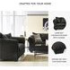 Darcy Black Loveseat