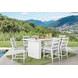 Nash Outdoor Dining Gray Upholstered Outdoor Bar Stool