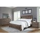 Dovetail Mystic Gray Poster Bedroom Set with Footboard