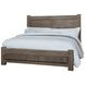 Dovetail Mystic Gray Poster Bedroom Set with Footboard