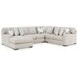 Laurelgrove Pebble 4-Piece Chaise Sectional
