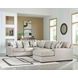 Laurelgrove Pebble 4-Piece Sectional with Chaise