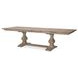 Monteverdi Sun Bleached Cypress 120" Extendable Rectangular Dining Table