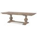 Monteverdi Sun Bleached Cypress 120" Extendable Rectangular Dining Table