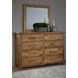 Dovetail Natural Rectangular Dresser Mirror