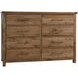 Dovetail Natural Panel Bedroom Set