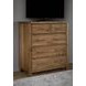 Dovetail Natural 5 Drawer Standing Dresser