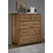 Dovetail Natural 5 Drawer Standing Dresser