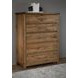 Dovetail Natural 5 Drawer Chest