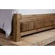 Dovetail Natural Queen Poster Bed with California King Footboard