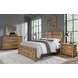 Dovetail Natural Queen Panel Bed