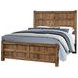 Dovetail Natural Queen Panel Bed