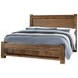 Dovetail Natural Poster Bedroom Set with Footboard