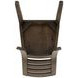 Dovetail Aged Gray Ladder Back Side Chair