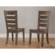Dovetail Aged Gray Ladder Back Side Chair