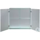 75301 Frosted Glass Office Cabinet with LED Lights