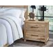 Dovetail Sun Bleached White 2 Drawer Nightstand