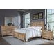 Dovetail Sun Bleached White Queen Panel Bed
