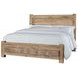 Dovetail Sun Bleached White King Poster Bed with California King Footboard
