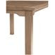 Dovetail Bleached White 60" Rectangular Dining Table